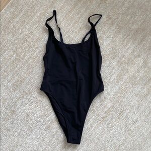 SKIMS Black One-Piece Swimsuit